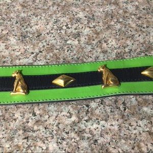 Escada womens vintage belt size 34 inches long. 2 inches wide.